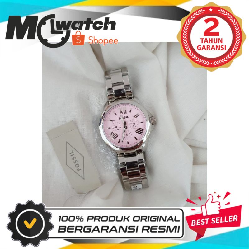 JAM TANGAN PRIA WANITA | RANTAI | KULIT | KARET | MURAH | wanita F0SSIL AM 4509 Strap stainless stee