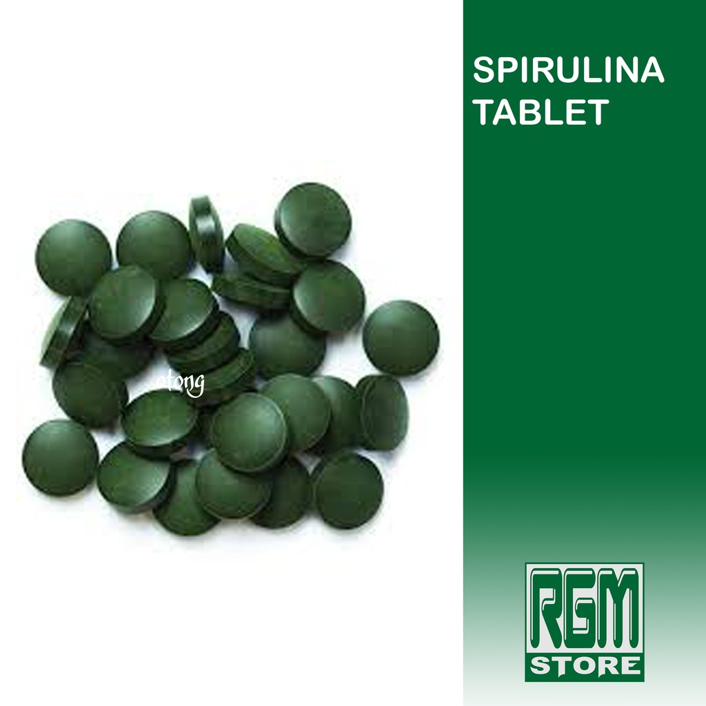 ECERAN SPIRULINA TABLET pakan ikan hias louhan cupang koi guppy murah