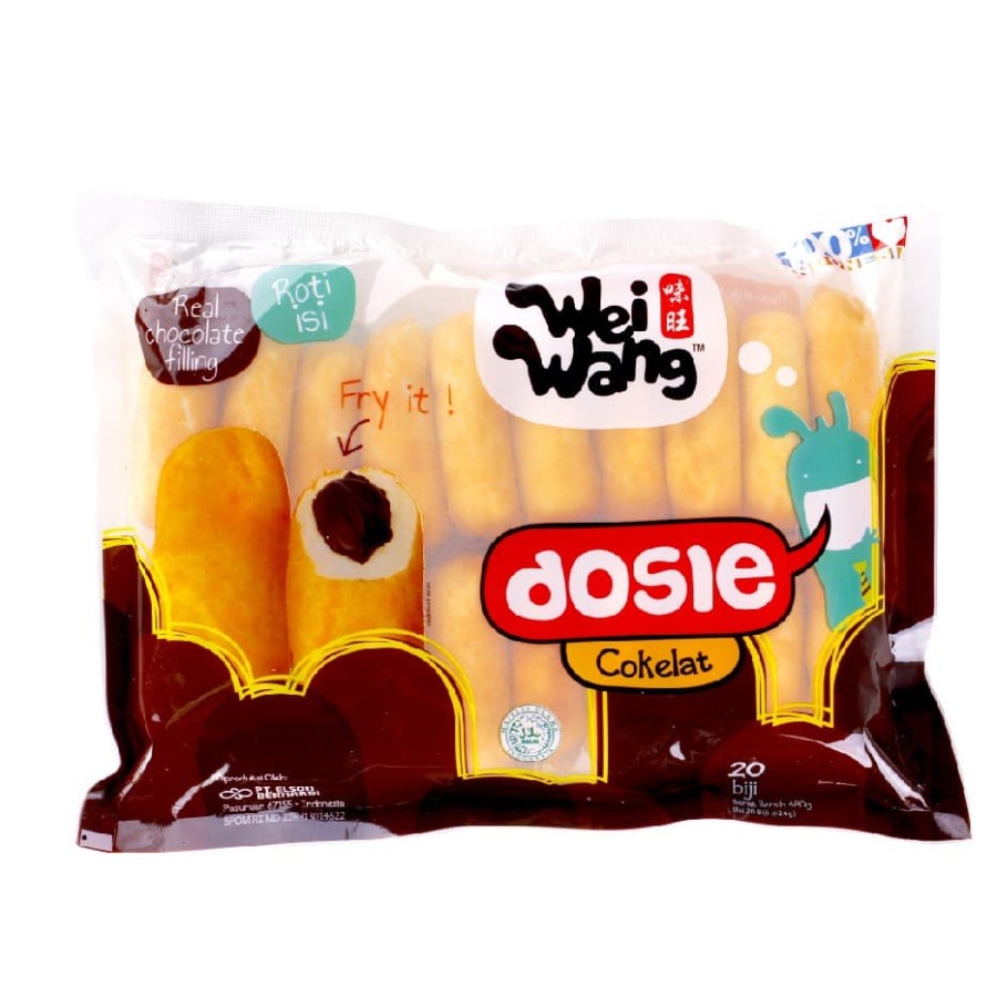 

Donat Frozen Wei Wang Dosie Coklat Isi 20 / Pack