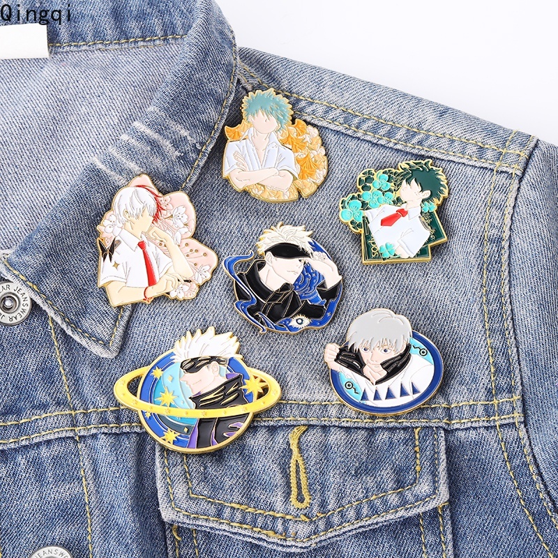Bros Pin Enamel Desain Anime My Hero Academia Untuk Anak