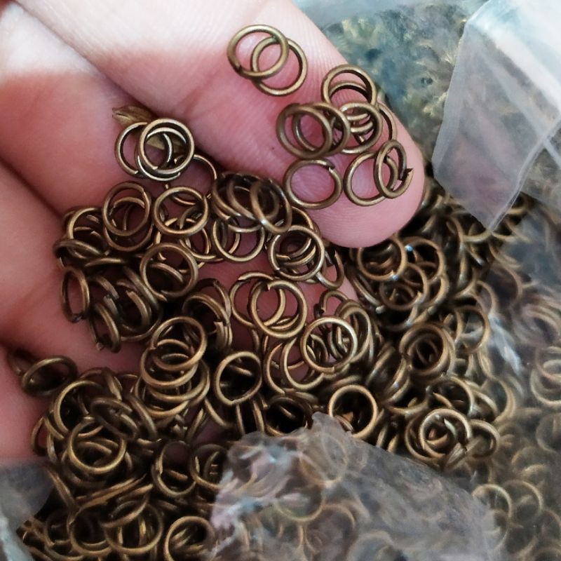 Ring tambahan gantungan kunci 4,5,6,8,10,12mm (100gram)