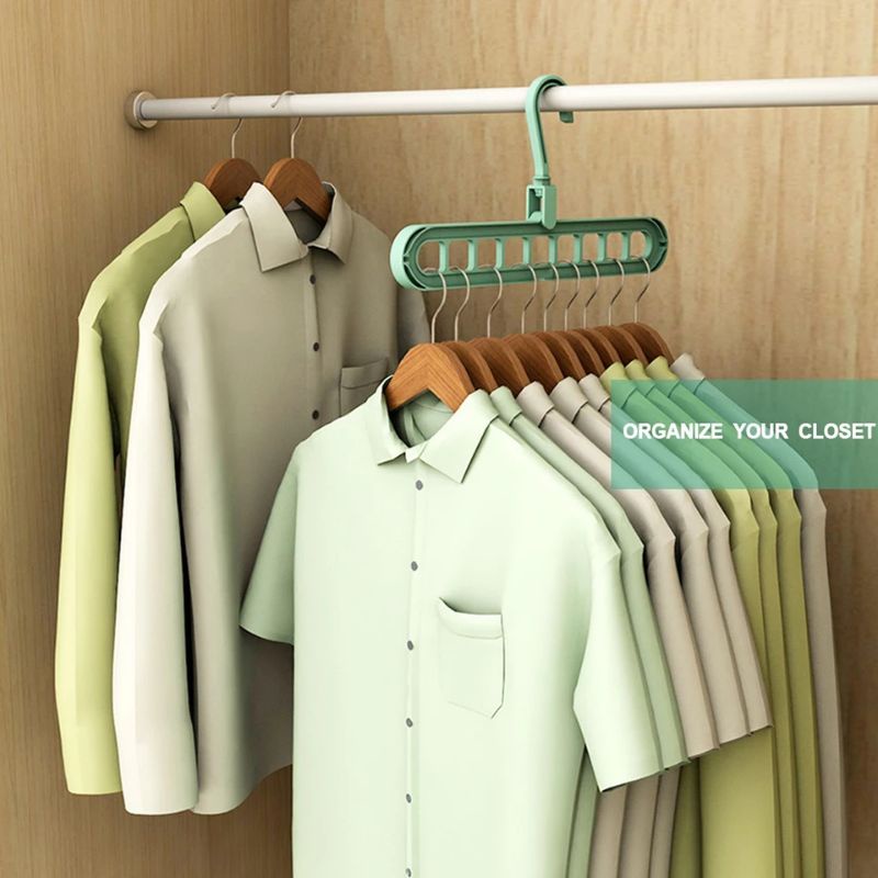 Gantungan Baju / Hanger Multifungsi 9 Lubang