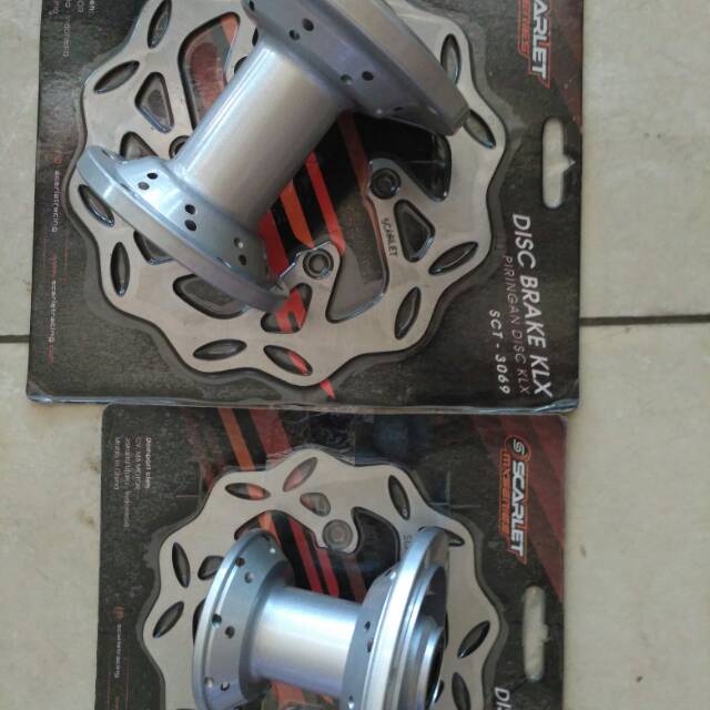 Tromol KLX D tracker 150 plus cakram depan belakang