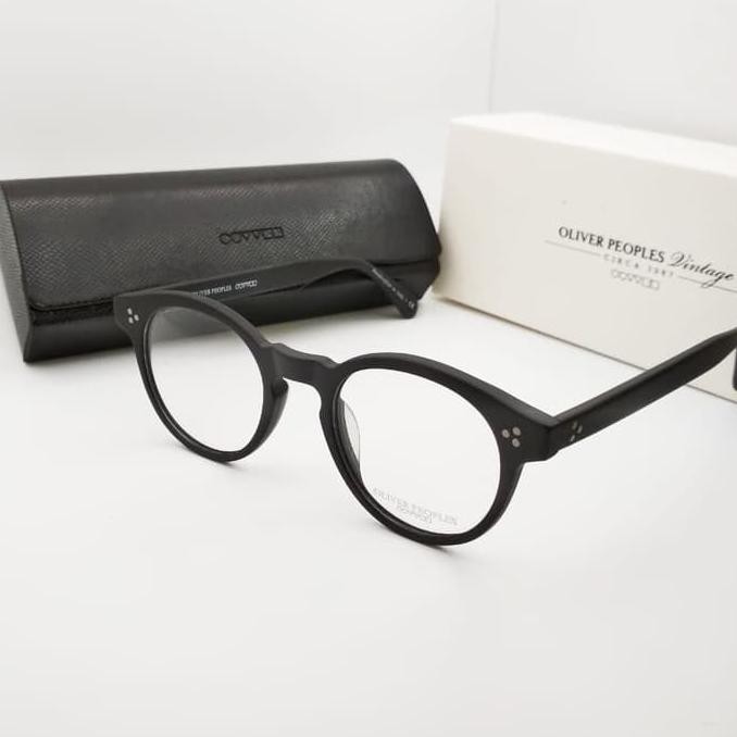 Jual kacamata frame pria wanita Oliver peoples OV5336 Feldman super premium  - Hitam Glossy | Shopee Indonesia