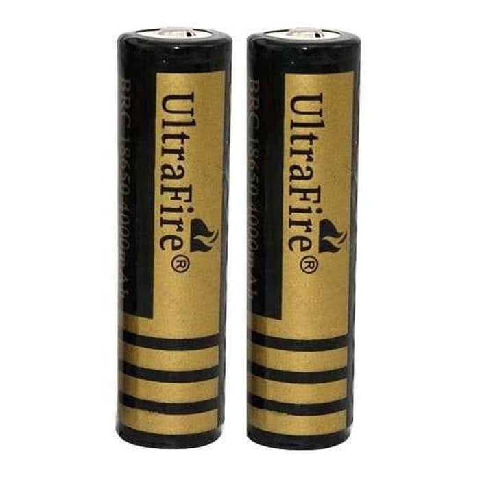 Baterai UltraFire Hitam 18650 4000MAH 3.7V