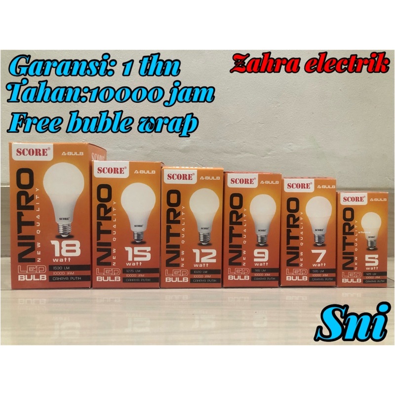 BOHLAM LED VOLTO CAHAYA KUNING PAKET 10 PCS