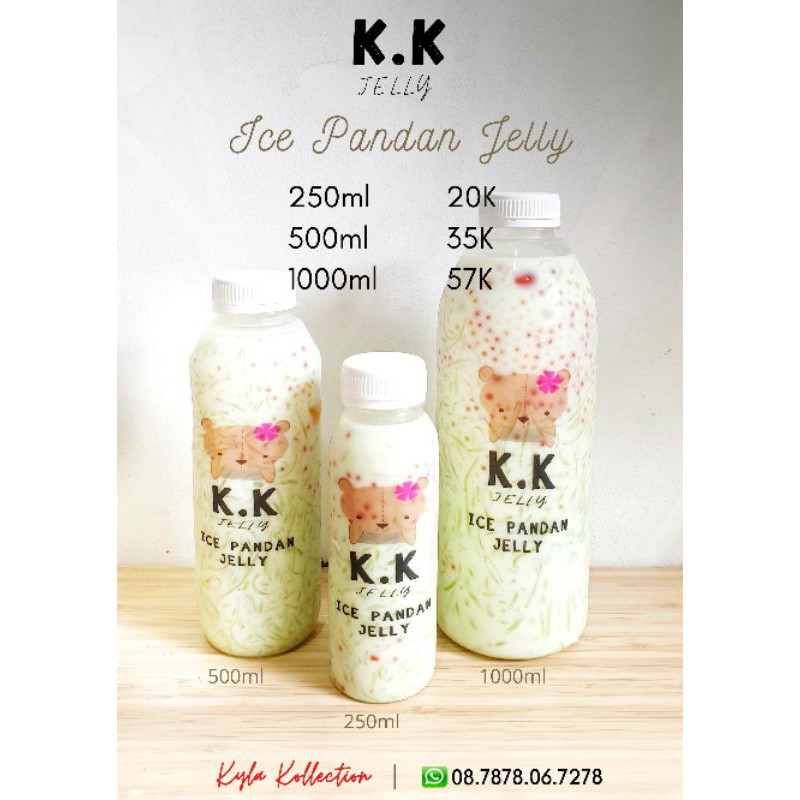 

ice pandan jelly