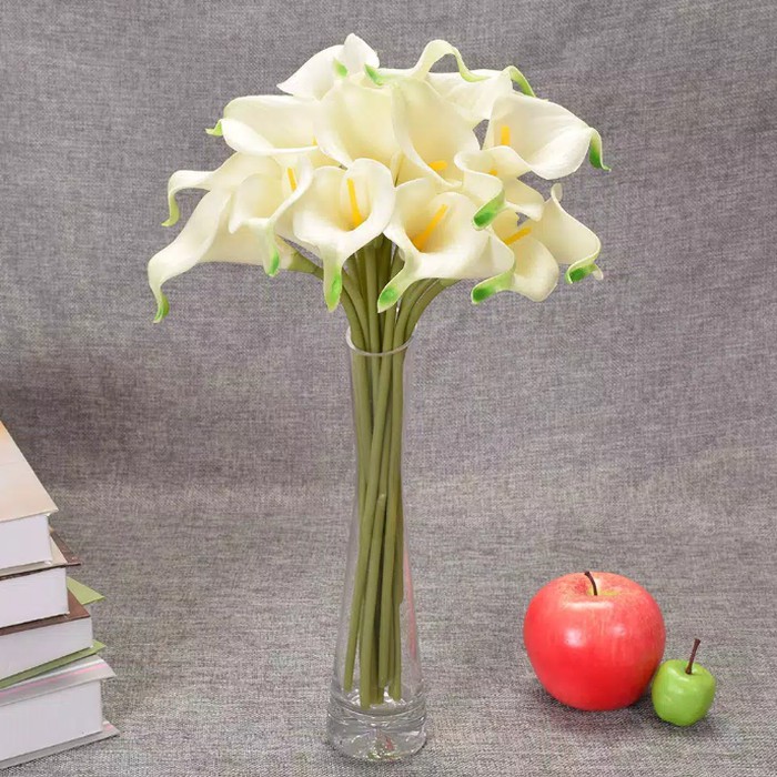 Ternew Vas Bunga Kaca Premium Import Clear Single Flower Ternew Vas Bunga Kaca Premium Import Clear Single Flower