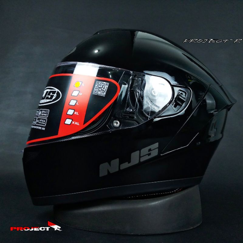 NJS ZX1 SOLID BLACK GLOSSY