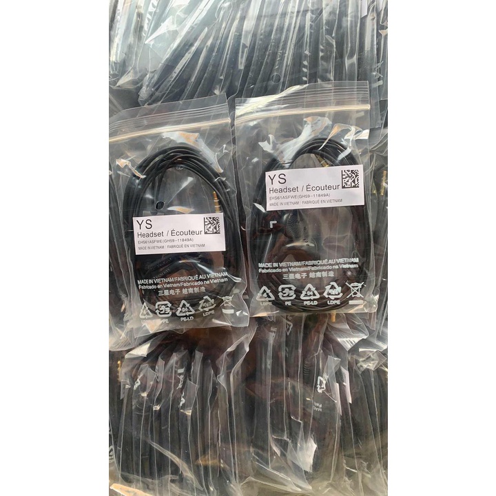 HEADSET SAMSUNG J1 ACE VIETNAM (BJ) HITAM GRADE B EARPHONE HANSFREE MODEL KEONG SUPER BASS
