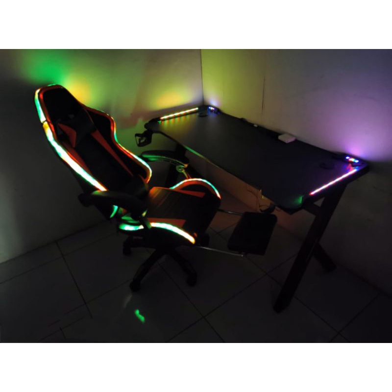 Kursi Gaming Gaming Chair RGD LED HIGHLINE