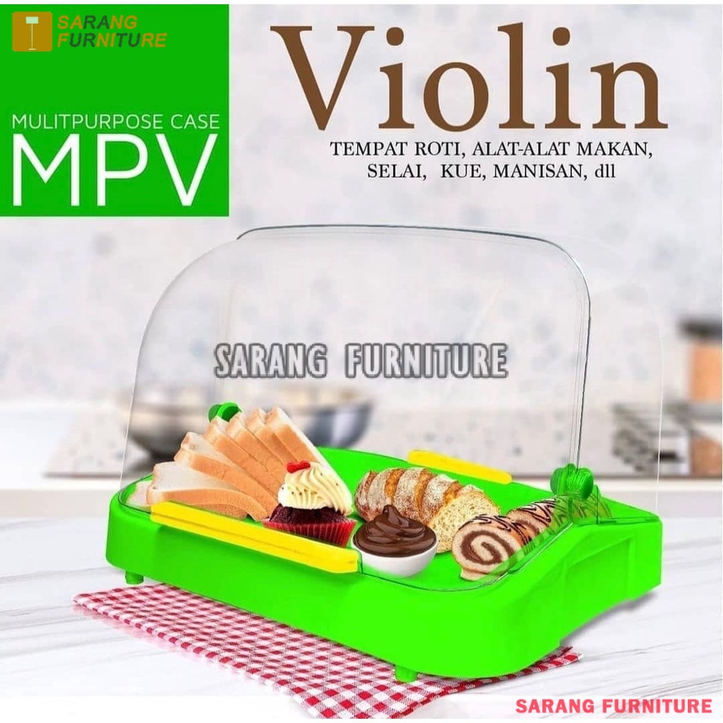 Tempat Roti Kue Plastik Besar Violin - TABITHA Violin MULTIPURPOSE CASE - TABITHA MURAH