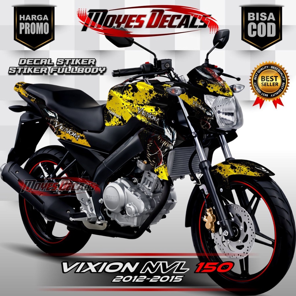 decal vixion stiker decal motor vixion nvl 2012-2015 full body - decal vixion nvl stiker motor vixio