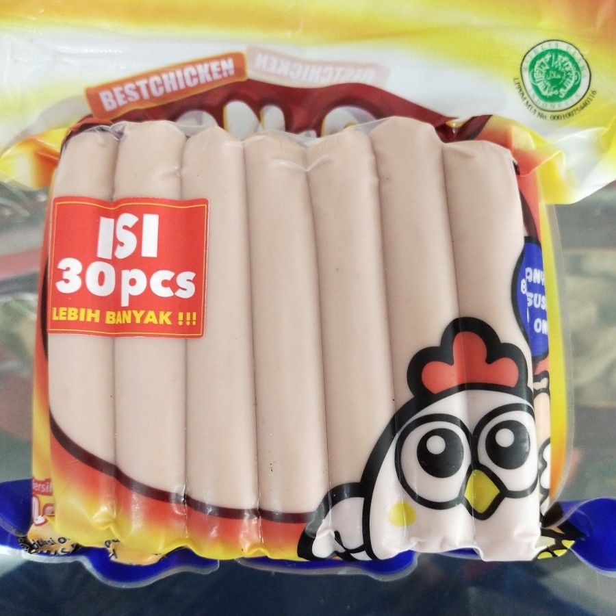 

BON BON SOSIS AYAM COKLAT 9CM 30S 500GR