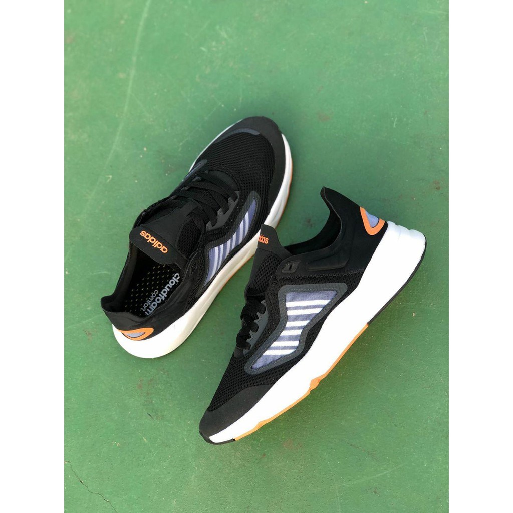 Sepatu Adidas Future Cloudfoam Black White - ORIGINAL