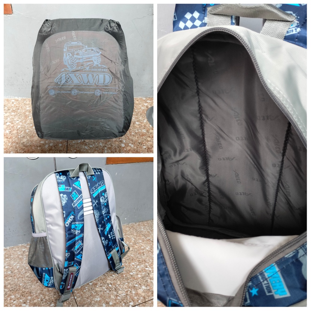 Tas Ransel Backpack Sekolah Anak Laki Laki Alto Original 4xwd Final Battle