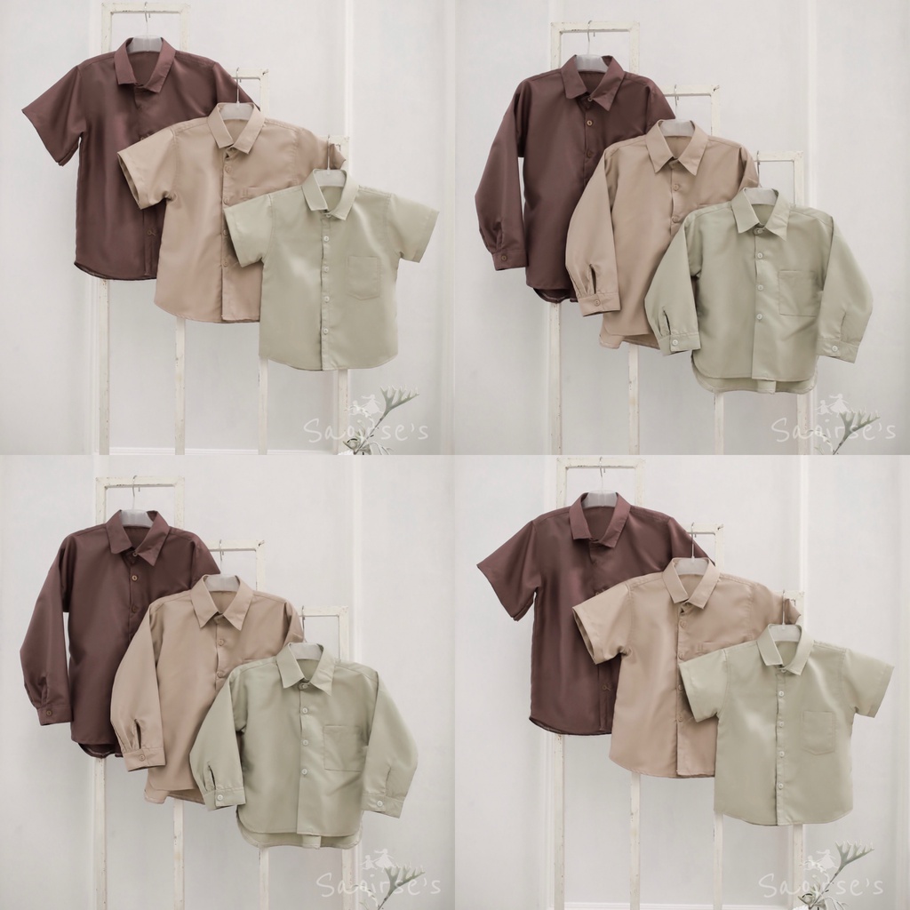Saoirse's Zeline &amp; Zafran Couple Shirt - kemeja oversize anak perempuan dan kemeja laki-laki pasangan