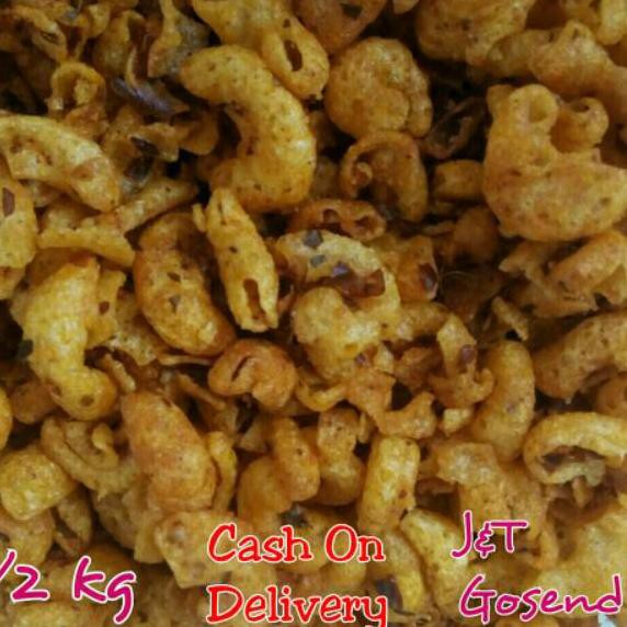 

Terbaruϟ SAWARGI Snack, Makaroni pedas 1/2 kg