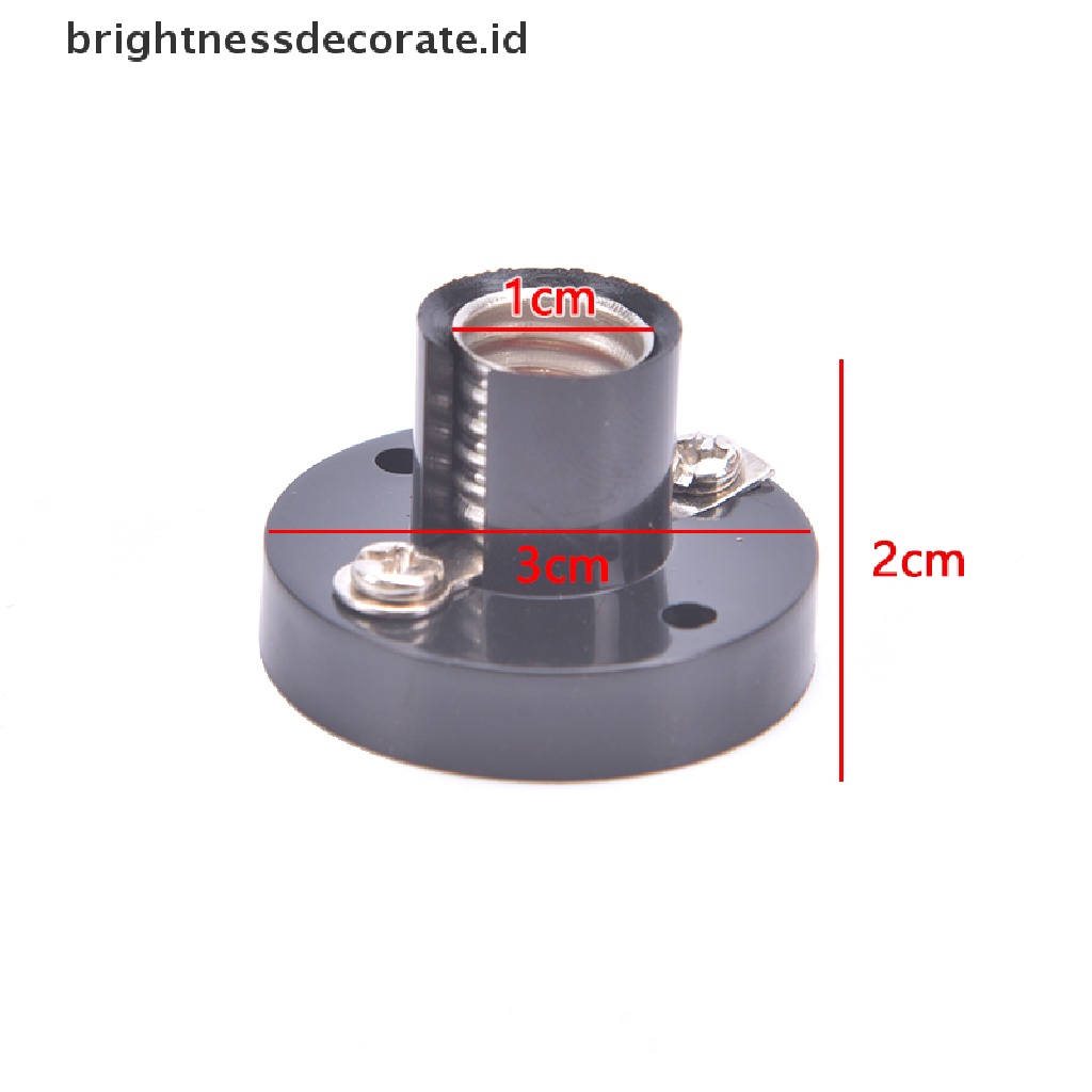 [birth] E10 Screw Holder DIY Flat Lamp Bases Physics Electric Beads Testing Parts [ID]