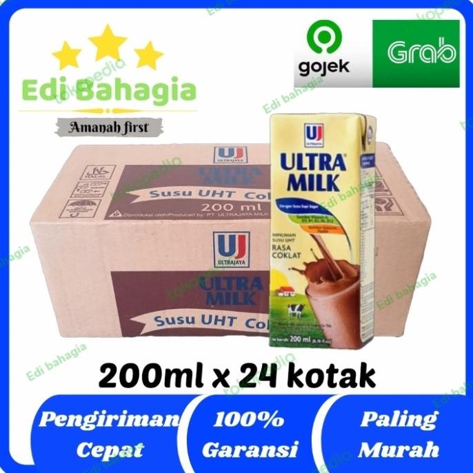 

(BISA COD) Susu UHT rasa coklat Ultra milk 200 ml (satu dus) TERBAIK Kode 1418