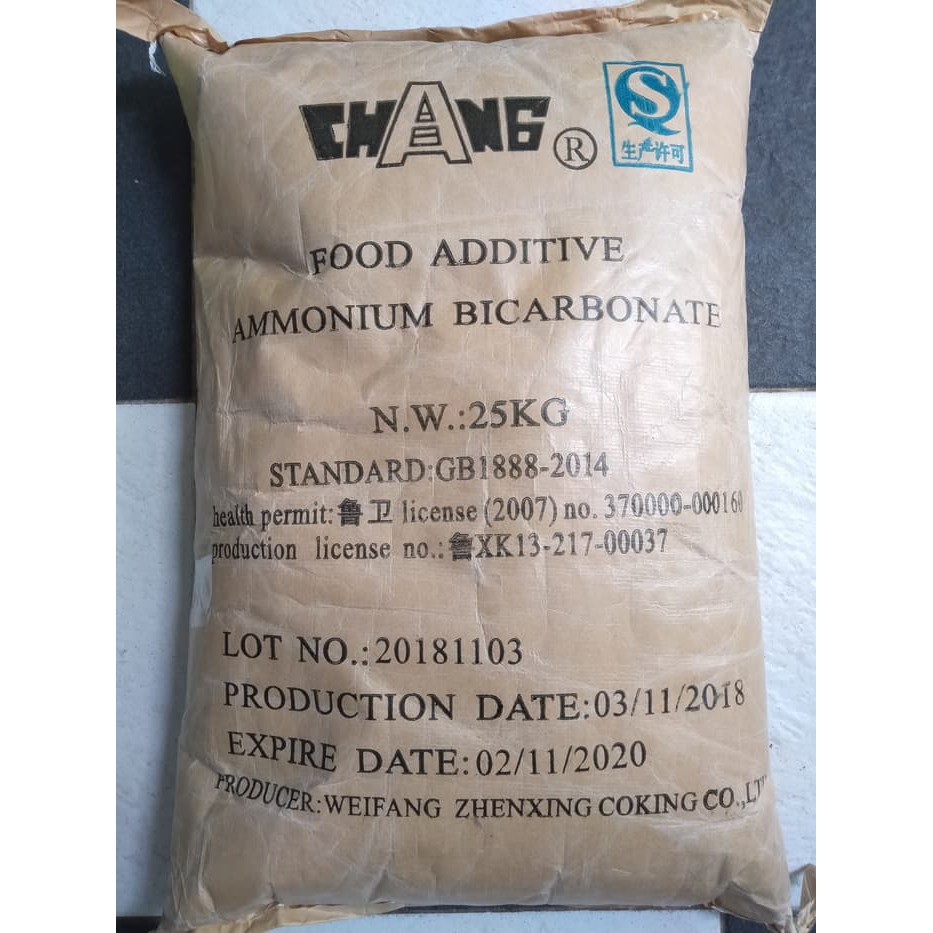 

AMONIUM BICARBONATE / AMBIK / PENGEMBANG RRC - 1 kg