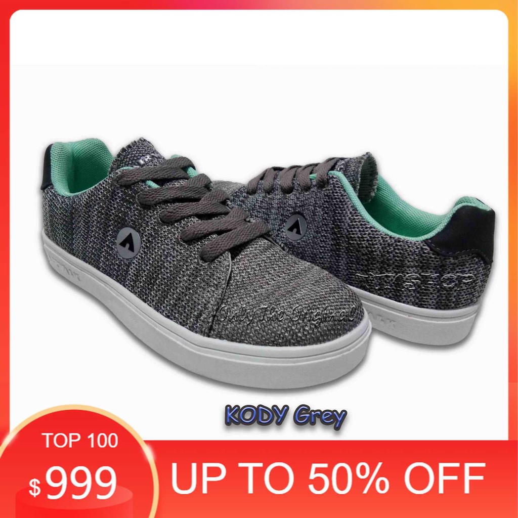 Sepatu Anak AIRWALK KODY Jr. Grey. Girls. ORIGINAL. AIW18CX0405G
