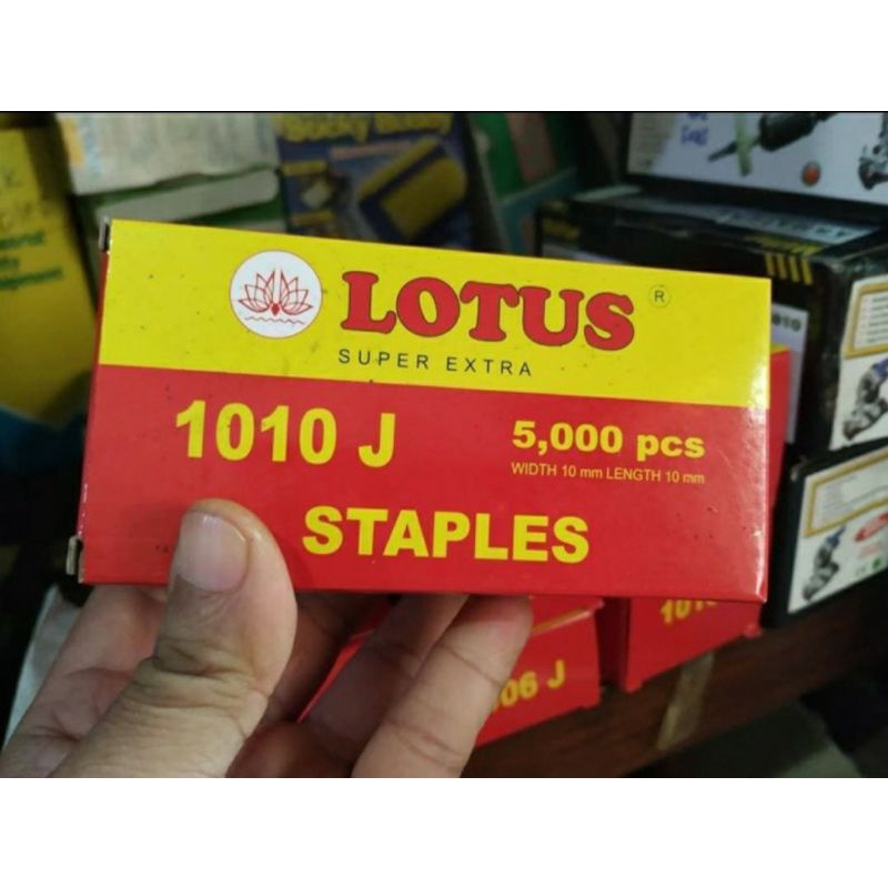 

Refill Staples Gun Mesin Paku Tembak U stapler nailer staples 1010J