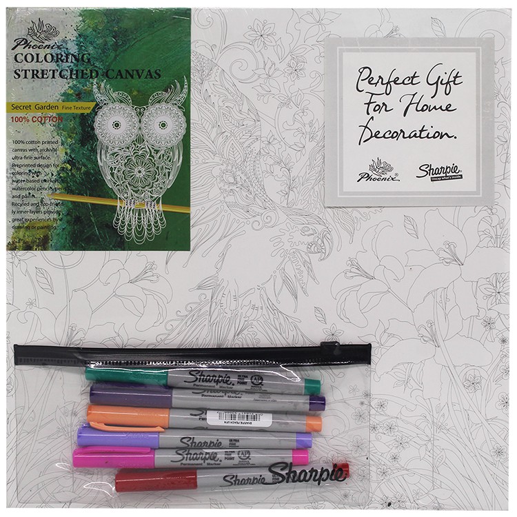 

TERMURAH PHOENIX KANVAS BIRD G0032 X SHARPIE POUCH (6 COLORS)