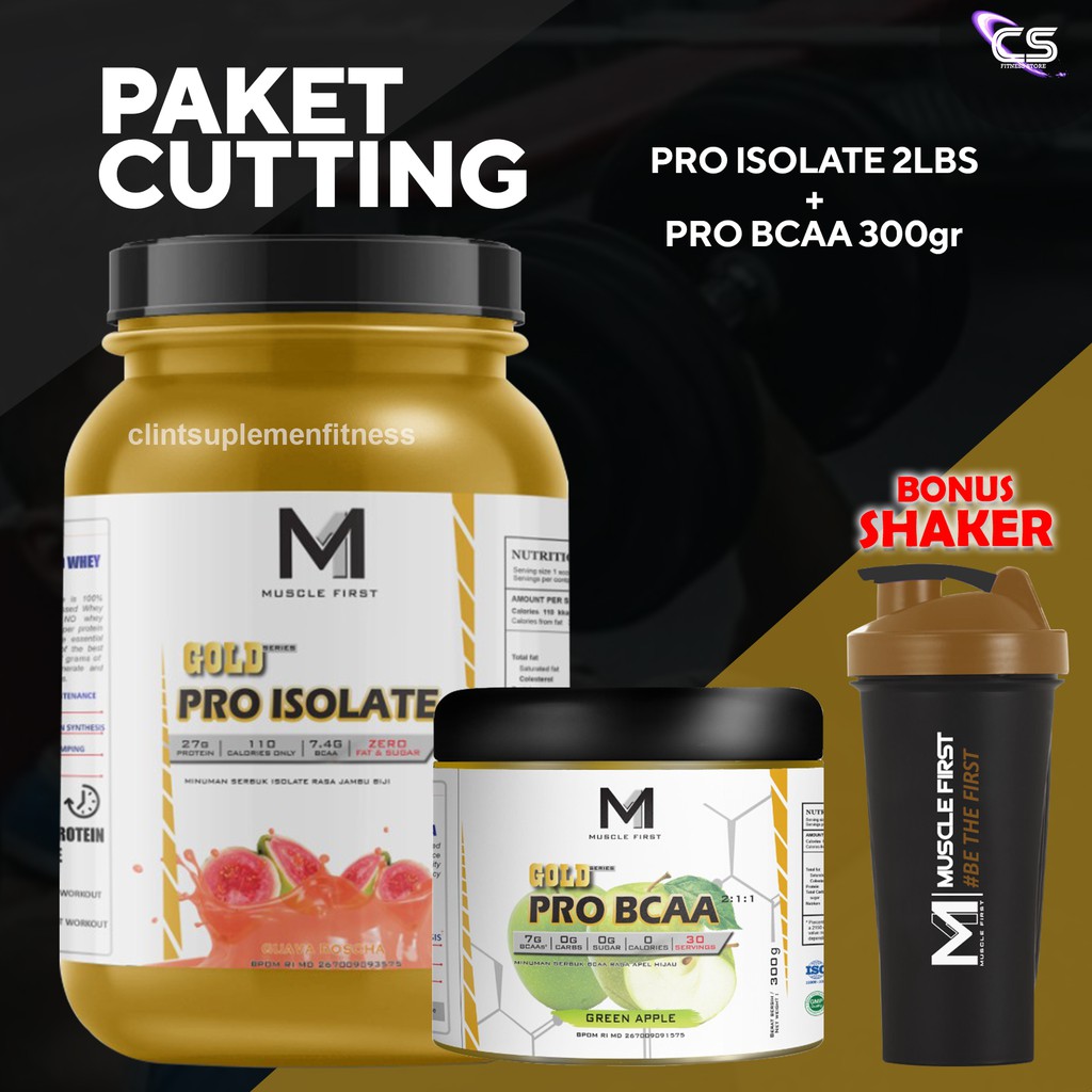 

Paket M1 Muscle First Pro Isolate 2lbs 900g + Pro BCAA 300g