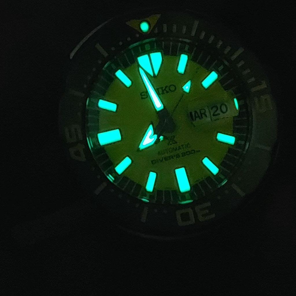 Seiko Prospex SRPF35K1 Yellow Black Monster - Jam Tangan Pria SRPF35