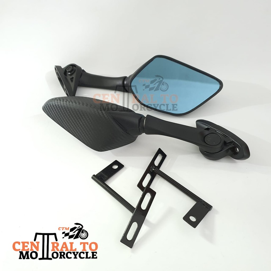 SPION CARBON R25 R15 NMAX TANGKAI PENDEK
