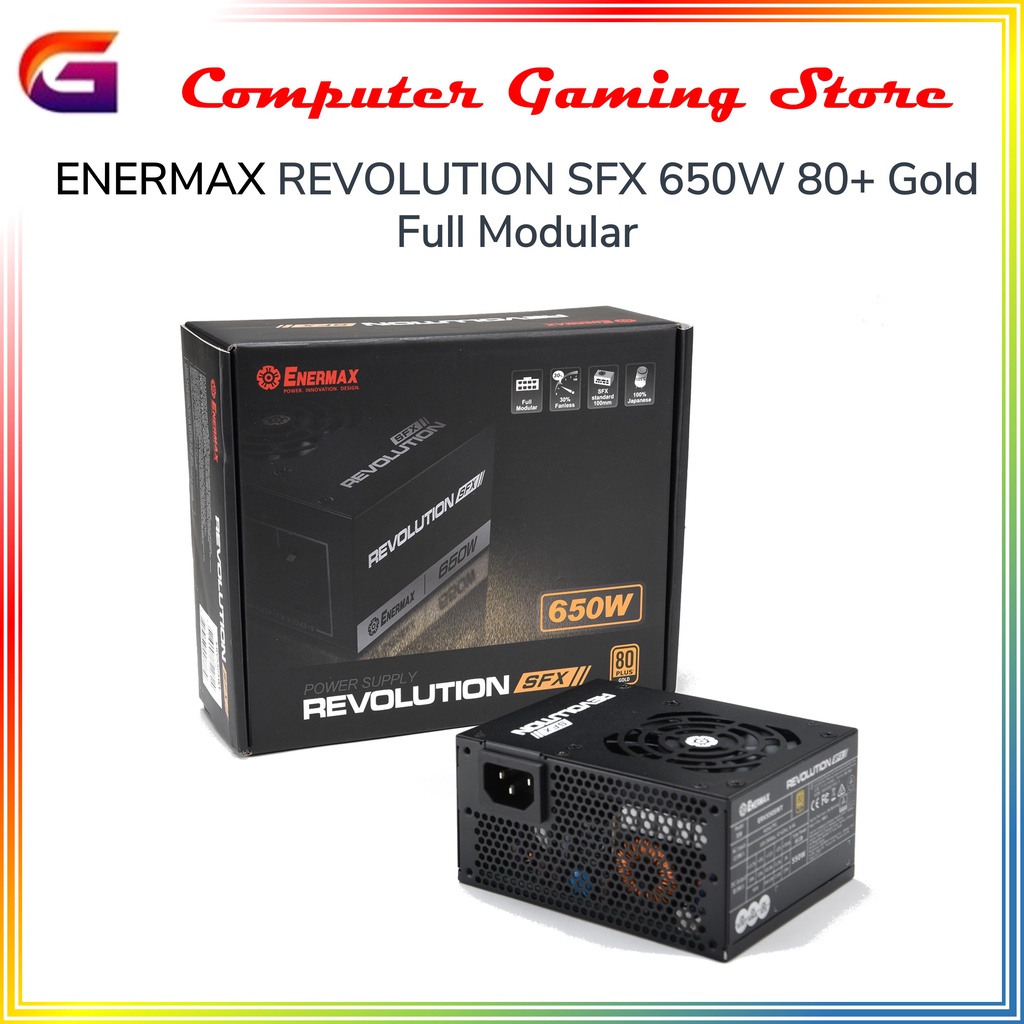 ENERMAX REVOLUTION SFX 650W 80 Plus Gold Full Modular