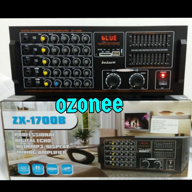 AMPLI BETAVO ZX 170OB AMPLIFIER BETAVO ZX 1700B BLUETOOTH