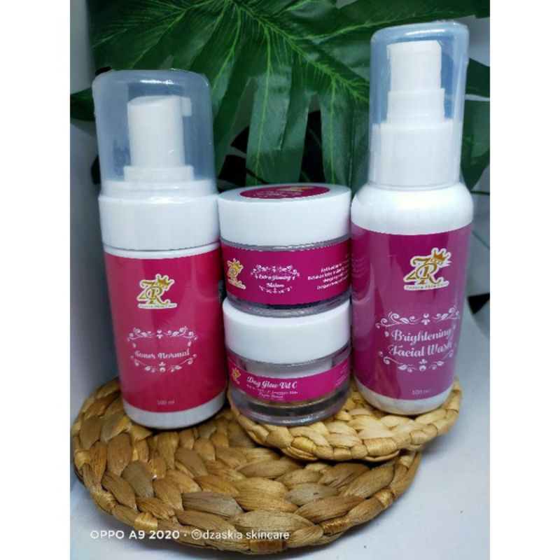 BPOM Paket Glowing Brightening By Zayora Skincare BPOM / Ampuh Memutihkan Wajah &amp; Mengglowingkan Wajah Cream Penghilang Flek Hitam