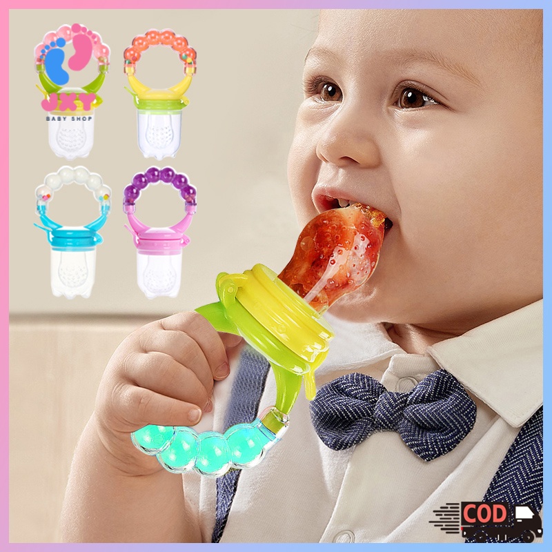 Dot buah bayi/Empeng Dot Buah Anak Bayi Fruit Feeder Rattle Teether Kompeng Pacifier Gigitan Bayi/Empeng bayi L30/38/39