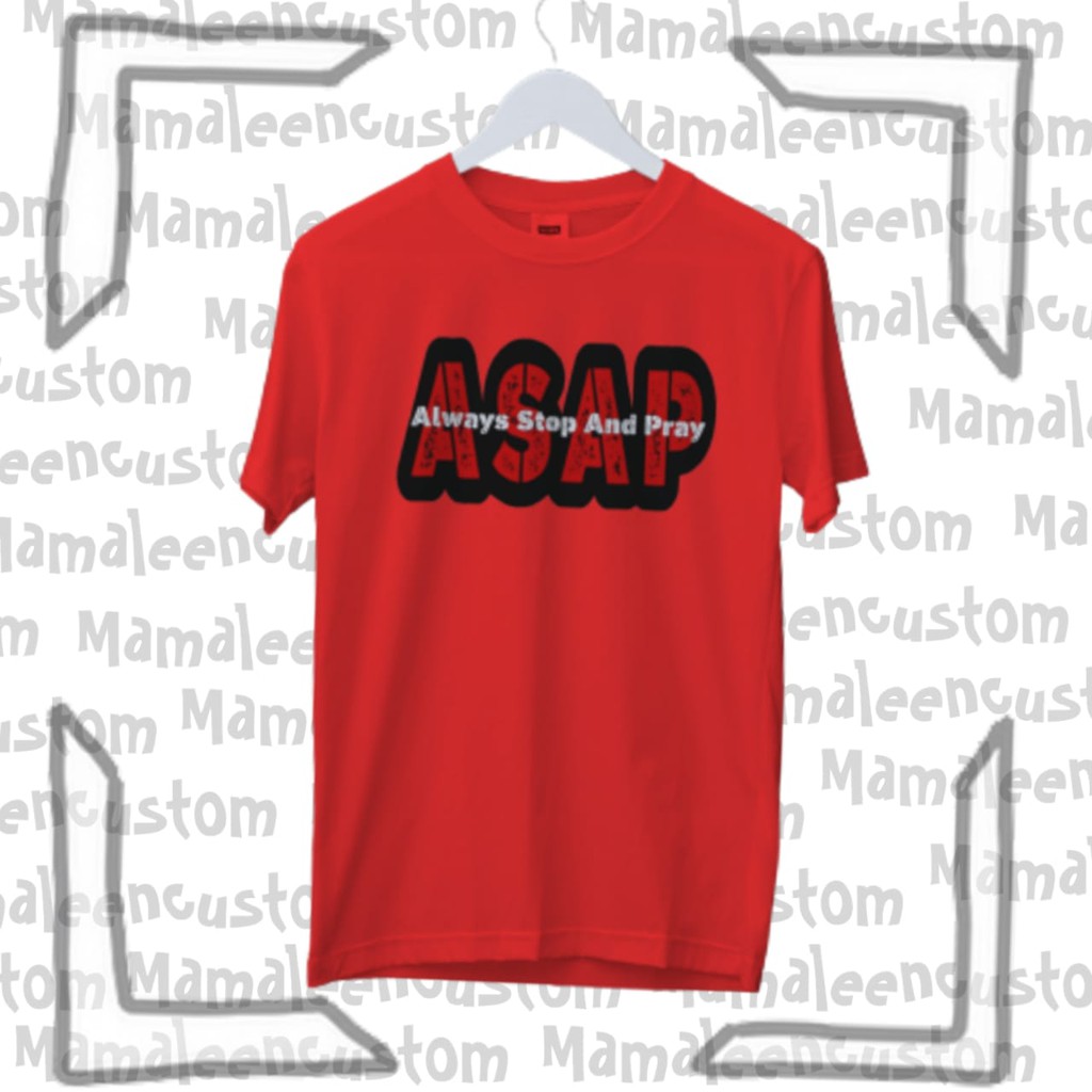 Kaos Tshirt Dewasa Lengan Pendek Rohani Kristen Katolik Sablon Pria Wanita Remaja Cowok Cewek