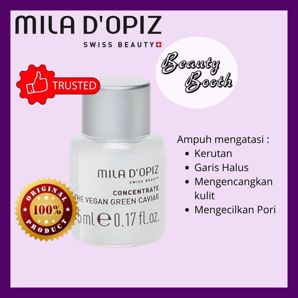 MILA D'OPIZ The Vegan Green Caviar Ampoule 5ml Anti Wrinkle Ampoule 5ml / MILADOPIZ