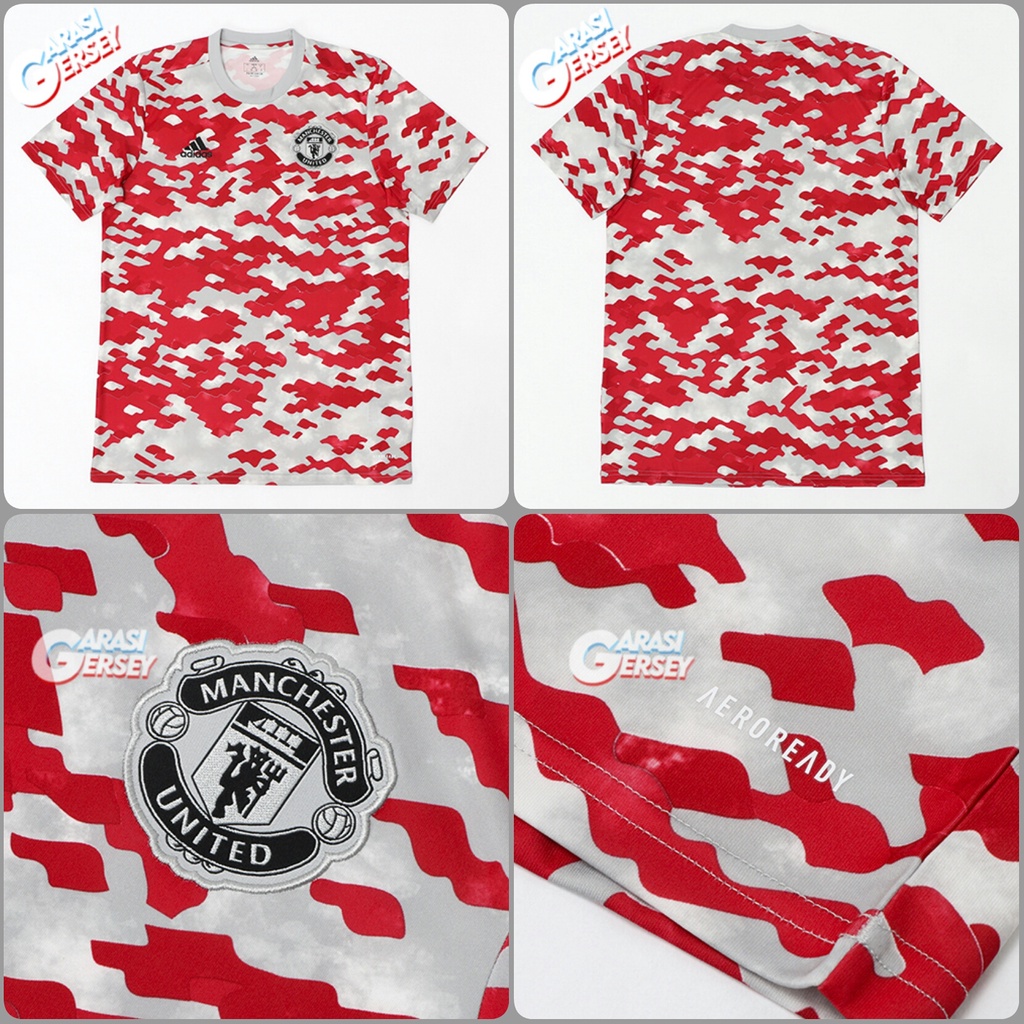 Jersey Sepak Bola MU Training 2021/2022 Grade Ori