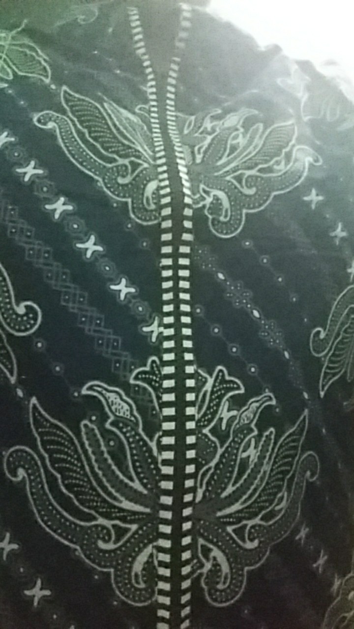 Batik Tunik Zipper/resleting Depan/af055ht Yelbor Navbor / Batik Modern