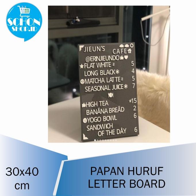 

Papan Huruf DIY Changeable Letter Board Dekorasi Rumah Baby Cafe-SVENS - Abu-abu