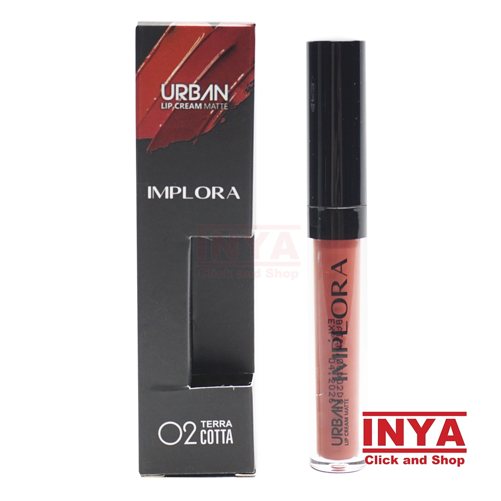 IMPLORA URBAN LIP CREAM MATTE 02 TERRA COTTA 2.9gr