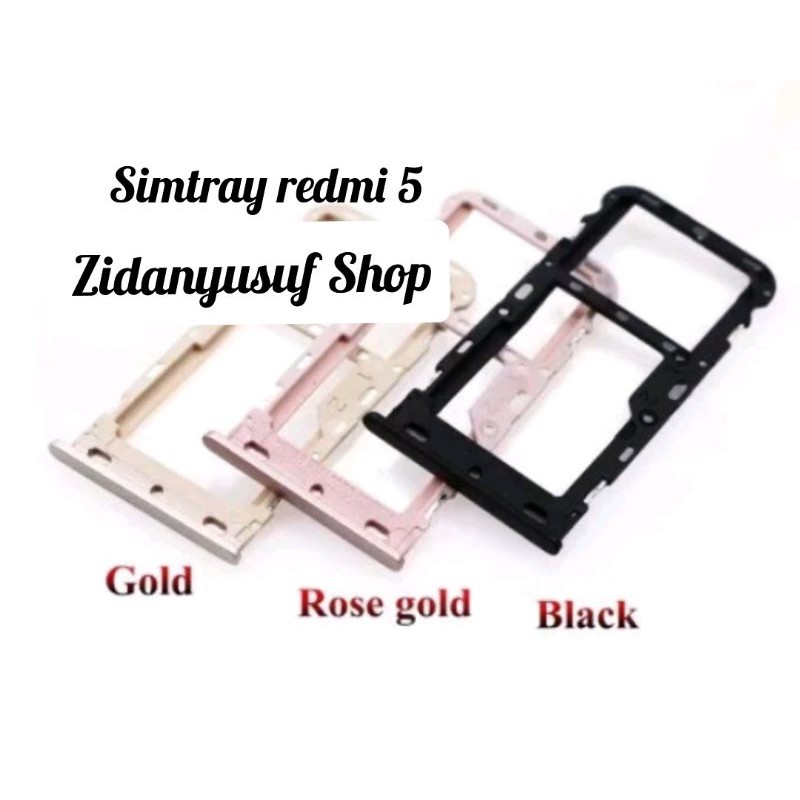 SIMTRAY SIMLOCK SLOT KARTU TEMPAT SIM XIAOMI REDMI 5 SLOT SIMCARD