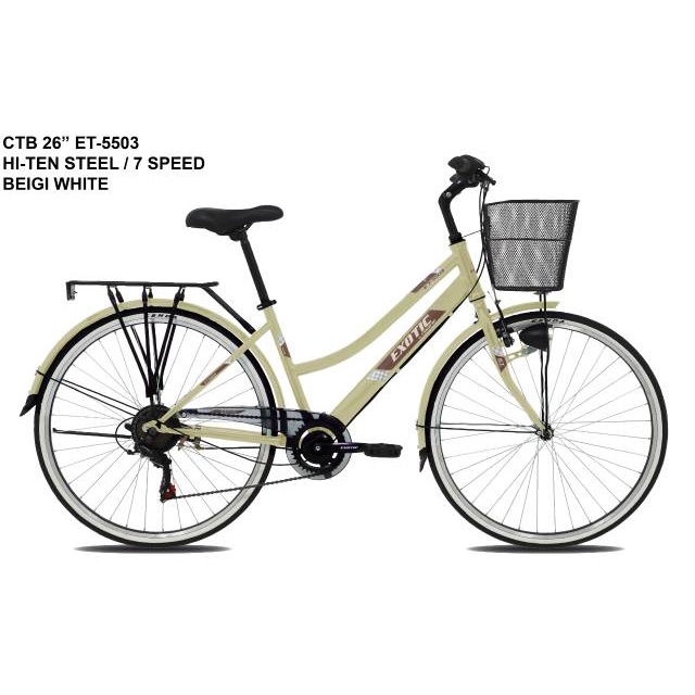 Sepeda Mini CTB 26 inch Exotic 5503 keranjang 7 Speed