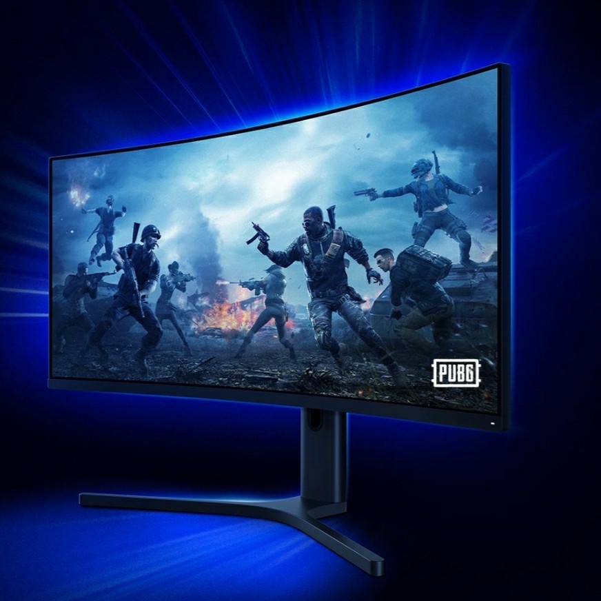 Xiaomi Mi Curved Gaming Monitor 34&quot; WQHD Layar Ultra Wide 144 Hz Garansi Resmi LED