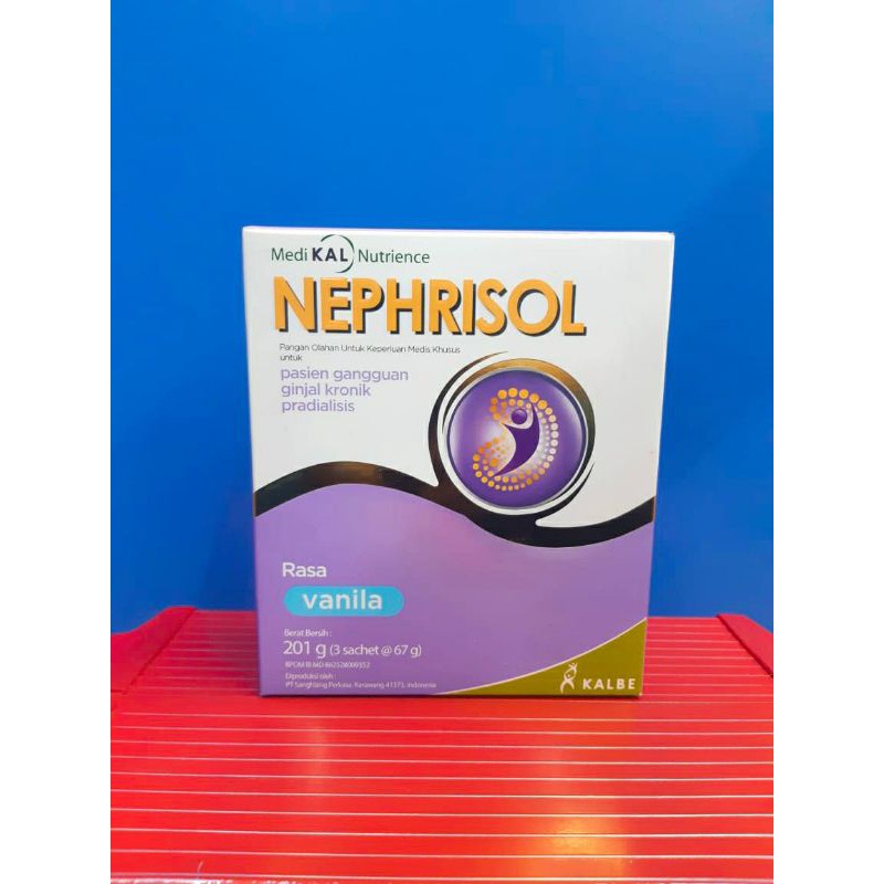 

Nephrisol Rasa Vanilla/Coklat/Cappucino 201 gram