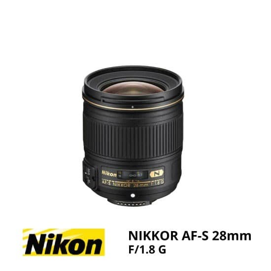 Lensa Nikon AF-S Nikkor 28mm f/1.8 G - Fix Lens