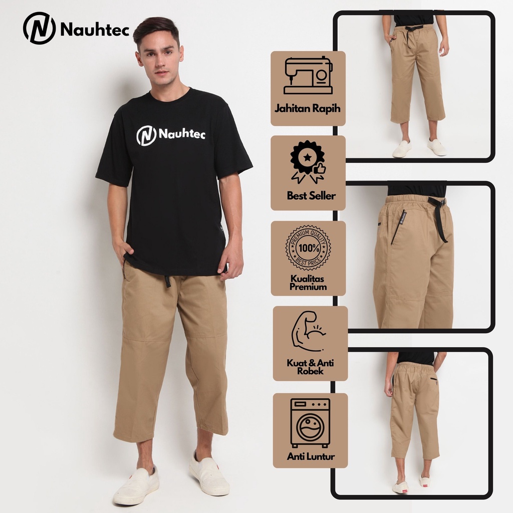 Celana Sirwal Pria  Celana Panjang Jumbo   By Nauhtec  Bahan Katun Twill Sweding Size M-L-XL-XXL