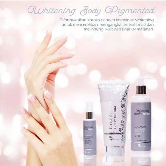 Whitening Body Pigmented MS GLOW 100% ORIGINAL BPOM
