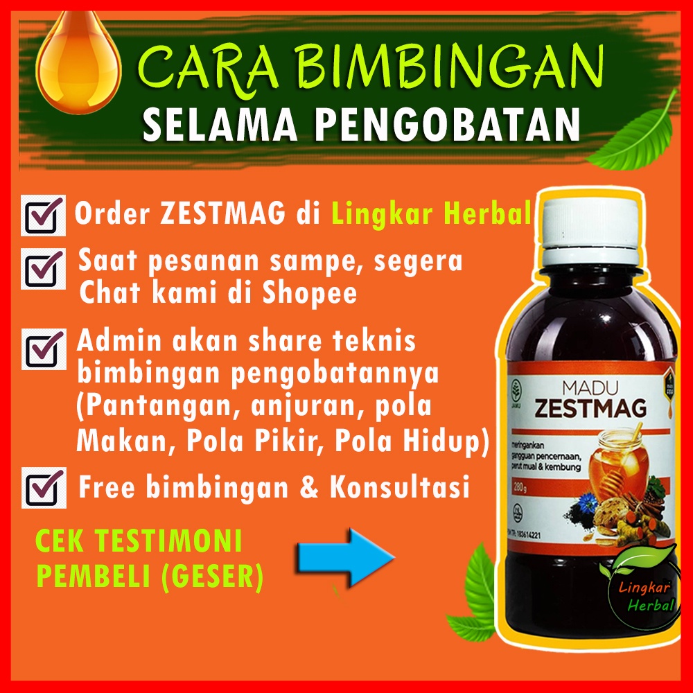 Madu Zestmag Zetmag Zetsmag Original Asli Herbal Asam Lambung Gerd Anxiety Zestmaag Zetmagh Zesmag