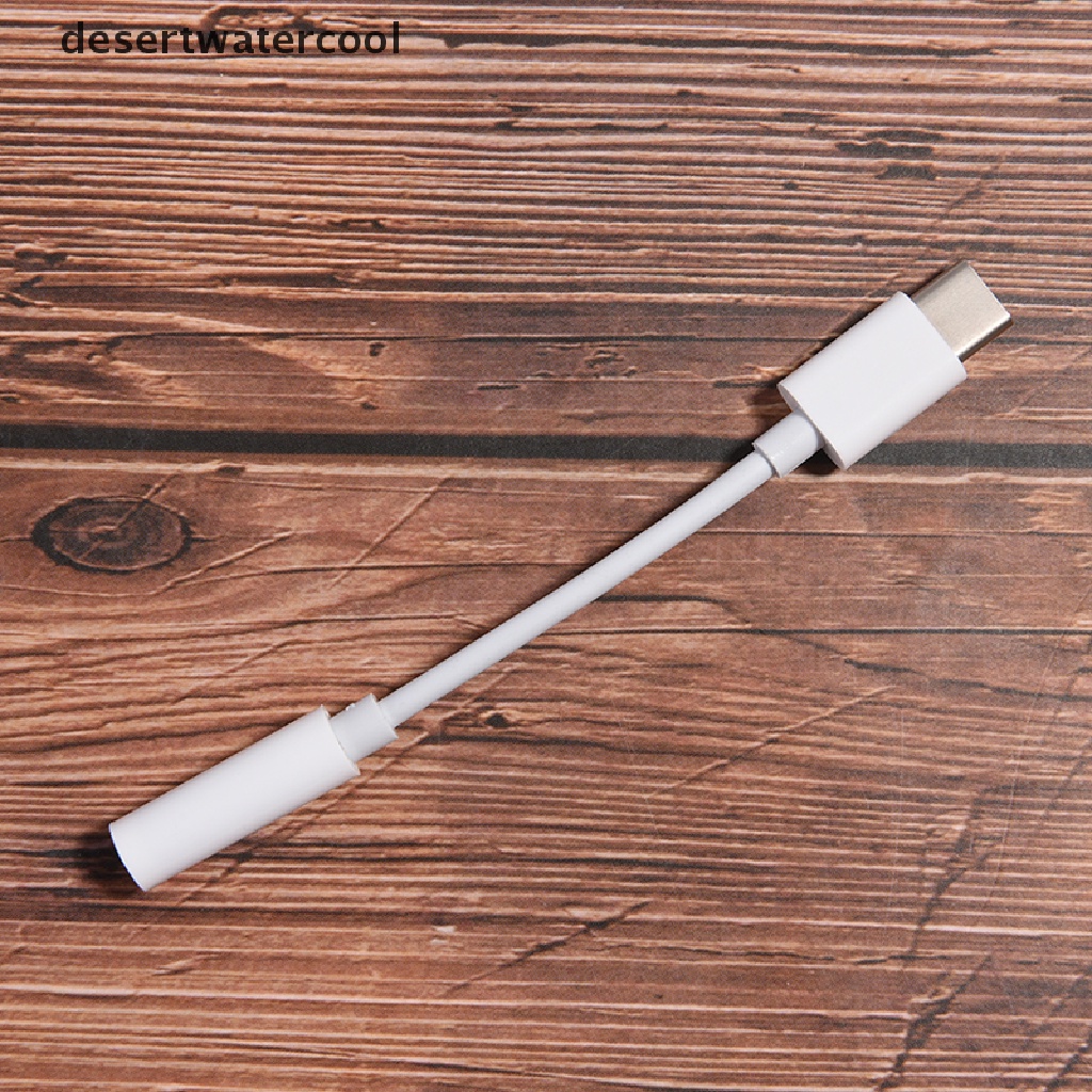 Deid Kabel Adapter USB 3.1 Tipe C male Ke 3.5 AUX Untuk Earphone